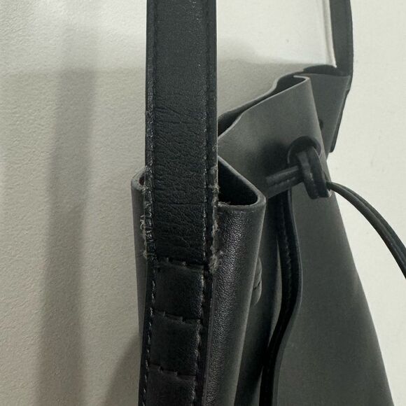 Mansur Gavriel Black Flamma mini bucket Bag - Picture 13 of 15
